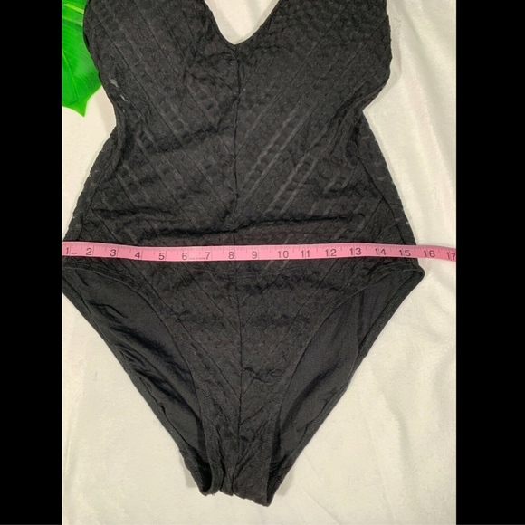 NEW $138 Robin Piccone‎ Carly One-Piece Swimsuit in Black [SZ 10 ] - Picture 5 of 8
